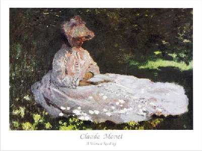 the reader by claude monet