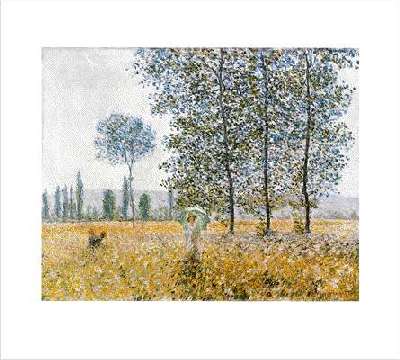 Claude Monet Sunlight effect under the poplars