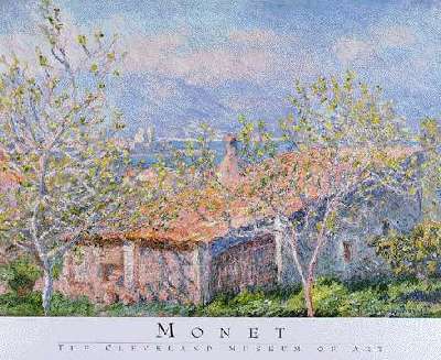 Gardener s house at Antibes by monet