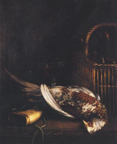 still life with pheasant by monet