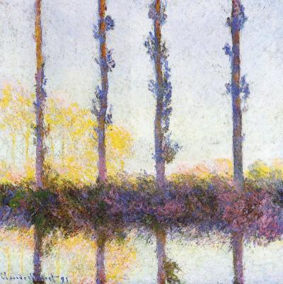 Poplar series by Monet